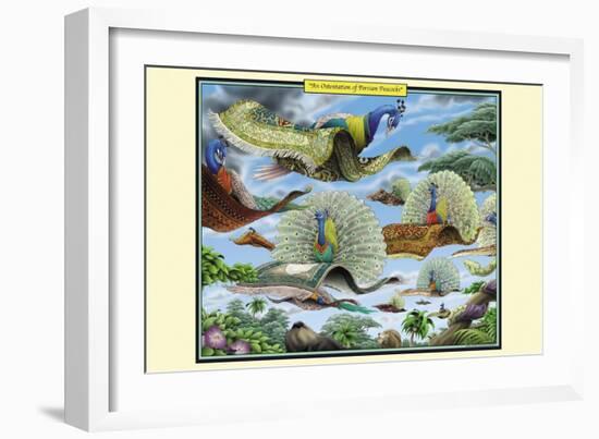 An Orientation of Persian Peacocks-Richard Kelly-Framed Art Print