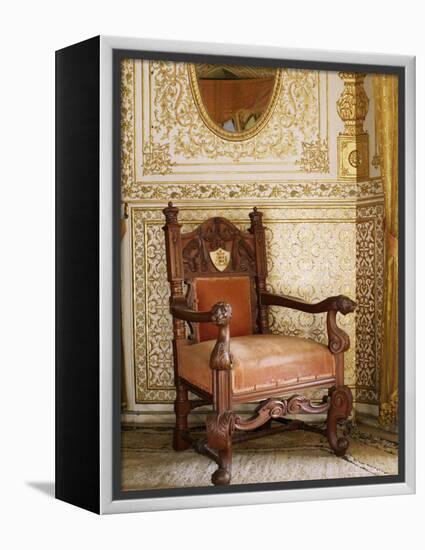 An Original Chair Used at the Coronation of King George the Fifth in 1911, Sirohi, India-John Henry Claude Wilson-Framed Premier Image Canvas