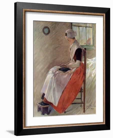 An Orphan of Amsterdam, 1901-Gabriel Nicolet-Framed Giclee Print