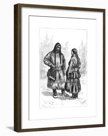 An Ostyak Couple, Asia, 1895-null-Framed Giclee Print