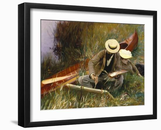 An Out-Of-Doors Study, 1889-John Singer Sargent-Framed Giclee Print