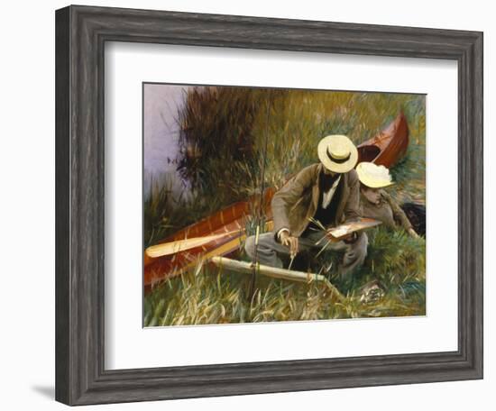 An Out-Of-Doors Study, 1889-John Singer Sargent-Framed Giclee Print