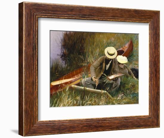 An Out-Of-Doors Study, 1889-John Singer Sargent-Framed Giclee Print