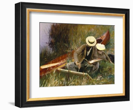 An Out-Of-Doors Study, 1889-John Singer Sargent-Framed Giclee Print