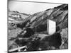 An Outhouse in an Area That Is Plagued with Soil Erosion-Alfred Eisenstaedt-Mounted Photographic Print