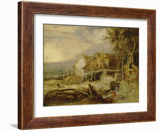 An Overshot Mill, C.1802-07-James Ward-Framed Giclee Print