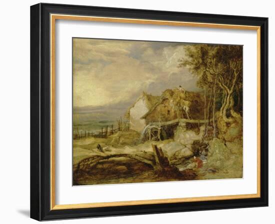 An Overshot Mill, C.1802-07-James Ward-Framed Giclee Print