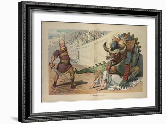 An Unexpected Challenge-JS Pughe-Framed Art Print