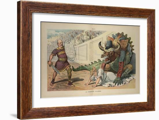 An Unexpected Challenge-JS Pughe-Framed Premium Giclee Print