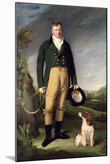 An Unknown Man with His Dog, 1815-William Owen-Mounted Giclee Print