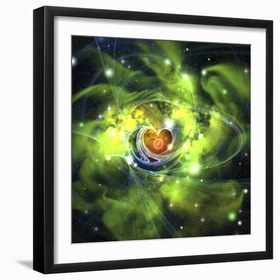 An Unusual Nebula in the Cosmos Has a Heart at its Center-null-Framed Premium Giclee Print