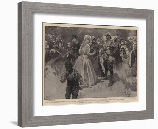 An Unwarlike Group in Cronje's Laager-Frank Craig-Framed Giclee Print