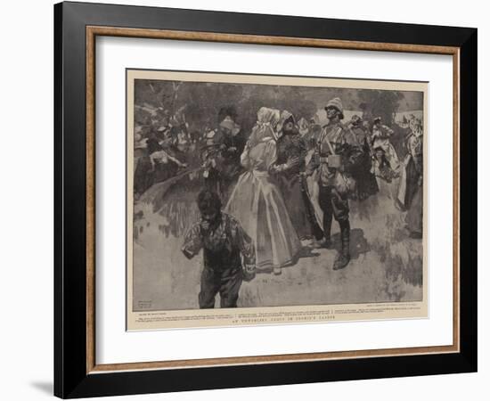 An Unwarlike Group in Cronje's Laager-Frank Craig-Framed Giclee Print