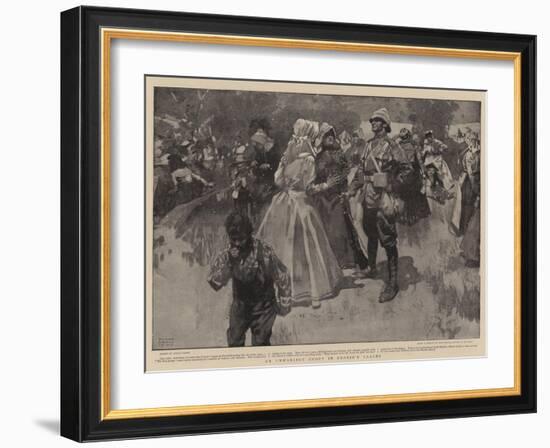 An Unwarlike Group in Cronje's Laager-Frank Craig-Framed Giclee Print