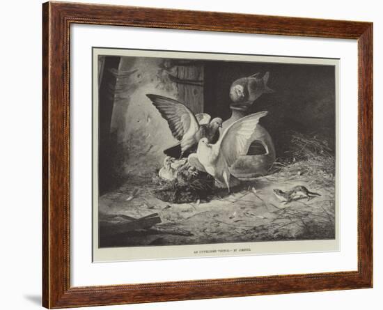 An Unwelcome Visitor-null-Framed Giclee Print