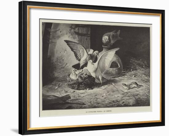 An Unwelcome Visitor-null-Framed Giclee Print