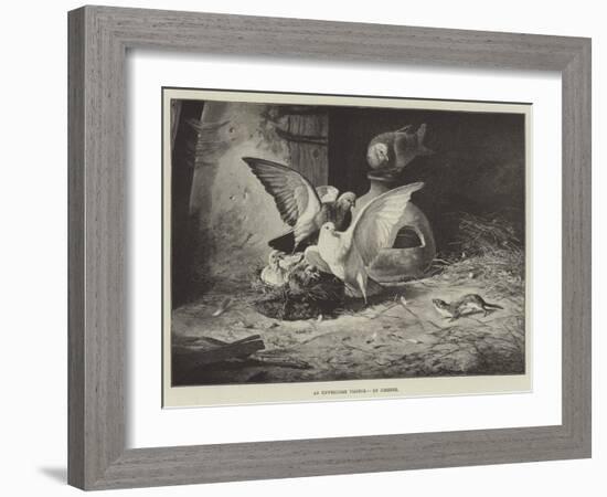 An Unwelcome Visitor-null-Framed Giclee Print