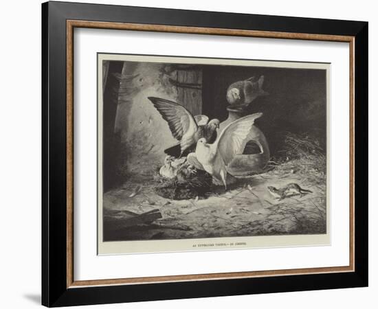 An Unwelcome Visitor-null-Framed Giclee Print