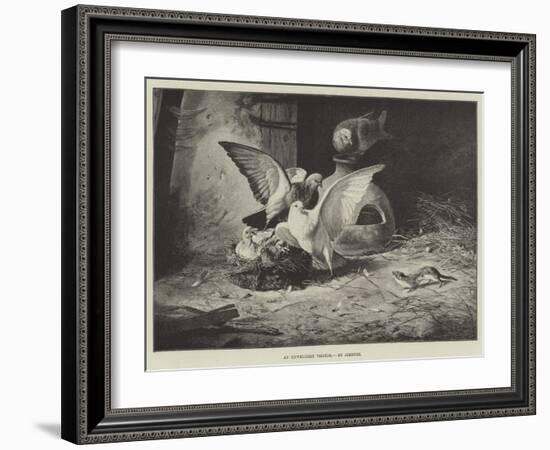 An Unwelcome Visitor-null-Framed Giclee Print