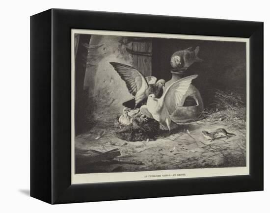 An Unwelcome Visitor-null-Framed Premier Image Canvas