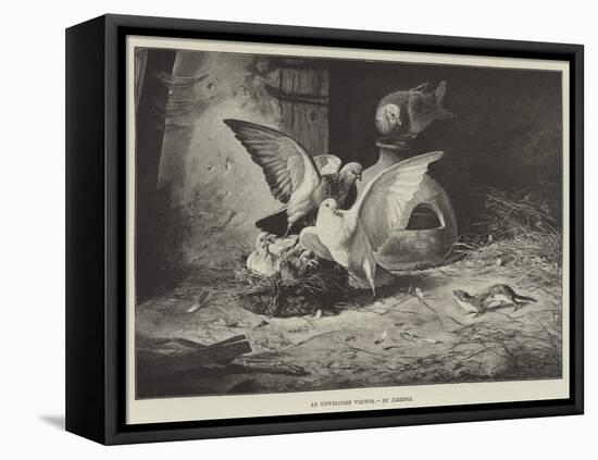 An Unwelcome Visitor-null-Framed Premier Image Canvas