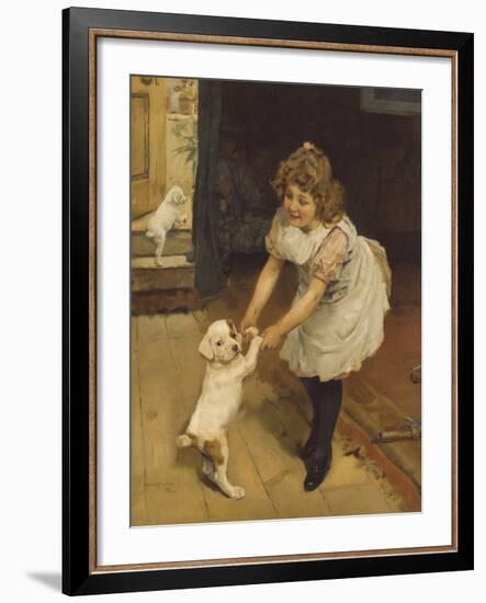 An Unwilling Partner-Arthur Elsley-Framed Premium Giclee Print