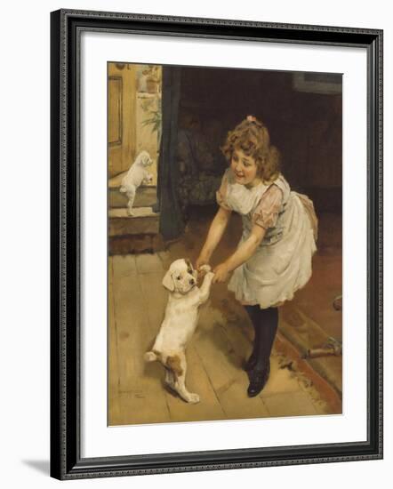 An Unwilling Partner-Arthur Elsley-Framed Premium Giclee Print