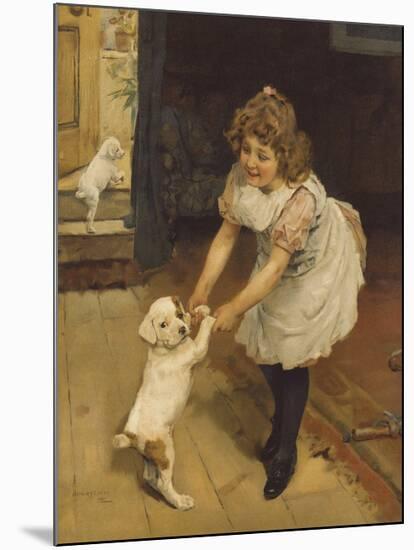 An Unwilling Partner-Arthur Elsley-Mounted Premium Giclee Print