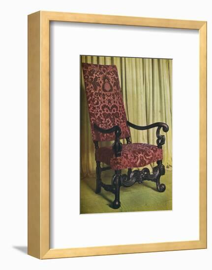 'An Upholstered Arm Chair', c1680-Unknown-Framed Photographic Print