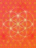 Vector Geometric Background Is. Bright Pattern. Sacred Geometry, Flower of Life.-An Vino-Art Print