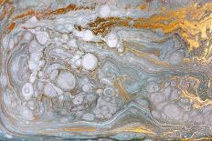 Marble Abstract Acrylic Background. Nature Marbling Artwork Texture. Gold Glitter.-Ana Babii-Framed Stretched Canvas