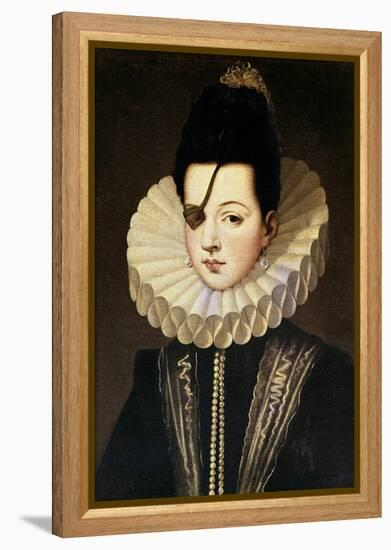 Ana De Mendoza, Princess of Eboli, 16th Century, Spanish Renaissance-Alonso Sanchez Coello-Framed Premier Image Canvas