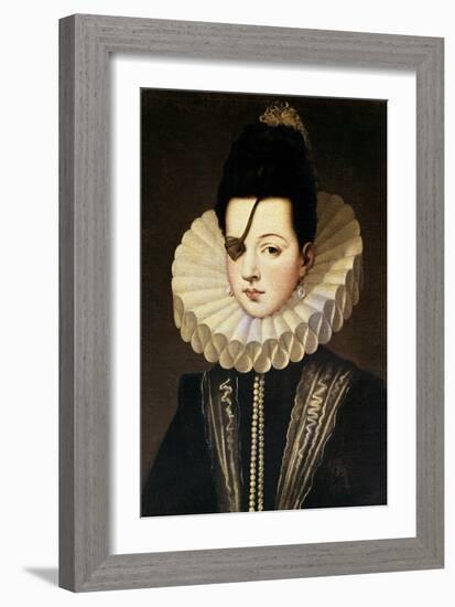 Ana De Mendoza, Princess of Eboli, 16th Century, Spanish Renaissance-Alonso Sanchez Coello-Framed Giclee Print