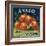 Anaco Apple Crate Label - San Francisco, CA-Lantern Press-Framed Art Print