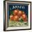 Anaco Apple Crate Label - San Francisco, CA-Lantern Press-Framed Art Print