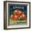 Anaco Apple Crate Label - San Francisco, CA-Lantern Press-Framed Art Print