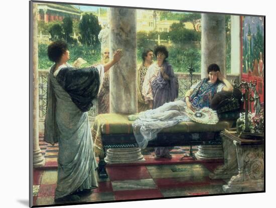 Anacreon Reading His Poems at Lesbia's House-Sir Lawrence Alma-Tadema-Mounted Giclee Print