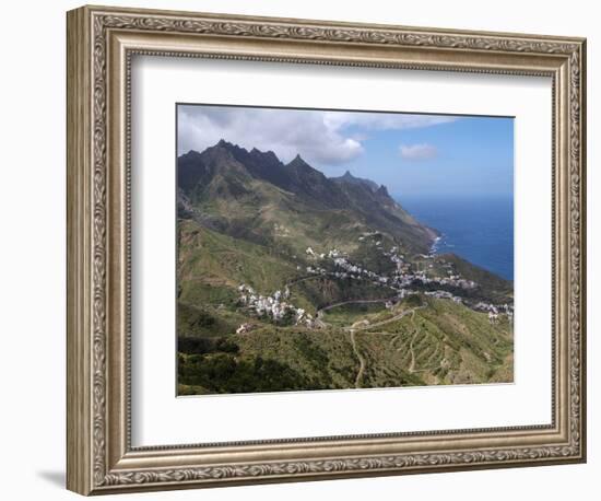 Anaga Mountains and Almaciga, Tenerife, Canary Islands, Spain, Atlantic, Europe-Hans Peter Merten-Framed Photographic Print