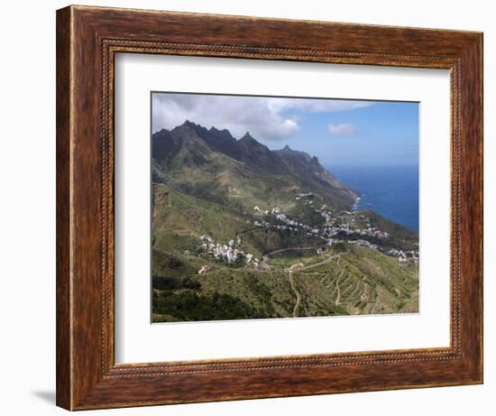 Anaga Mountains and Almaciga, Tenerife, Canary Islands, Spain, Atlantic, Europe-Hans Peter Merten-Framed Photographic Print