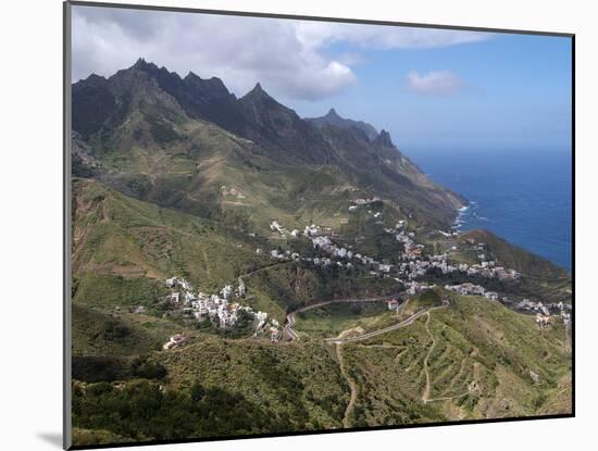 Anaga Mountains and Almaciga, Tenerife, Canary Islands, Spain, Atlantic, Europe-Hans Peter Merten-Mounted Photographic Print