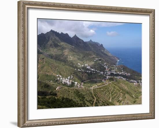 Anaga Mountains and Almaciga, Tenerife, Canary Islands, Spain, Atlantic, Europe-Hans Peter Merten-Framed Photographic Print