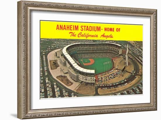 Anaheim Stadium, California-null-Framed Art Print