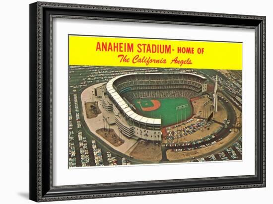 Anaheim Stadium, California-null-Framed Art Print