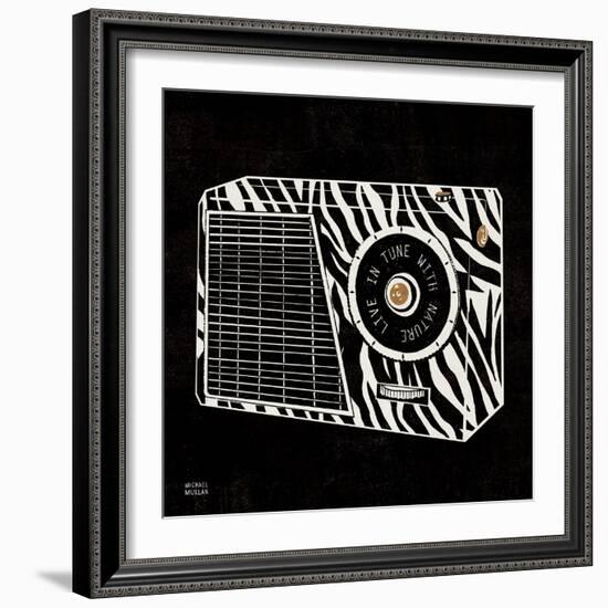 Analog Jungle Radio-Michael Mullan-Framed Art Print