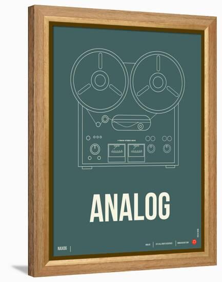 Analog Poster-NaxArt-Framed Stretched Canvas