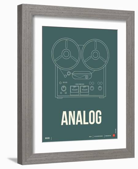 Analog Poster-NaxArt-Framed Premium Giclee Print