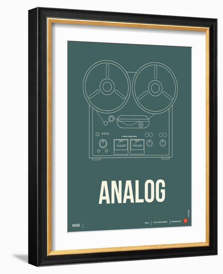 Analog Poster-NaxArt-Framed Premium Giclee Print