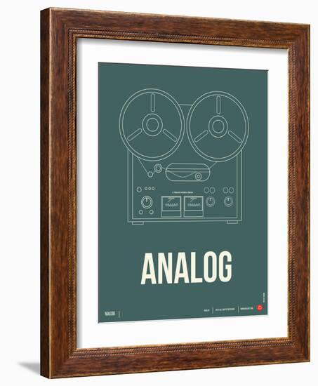 Analog Poster-NaxArt-Framed Art Print