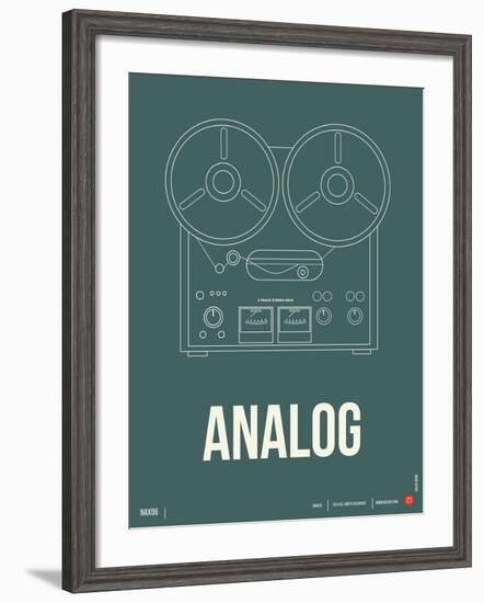 Analog Poster-NaxArt-Framed Art Print