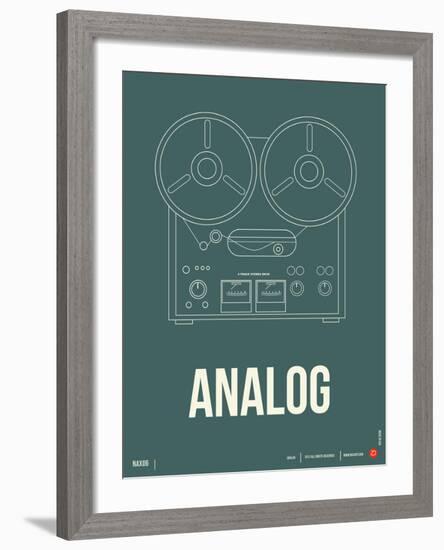 Analog Poster-NaxArt-Framed Art Print